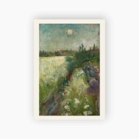 Postkort. Edvard Munch, «Blomstereng på Veierland»